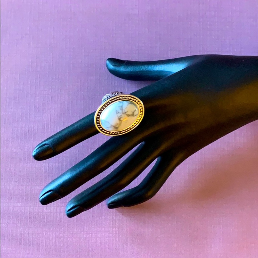 Howlite Ring